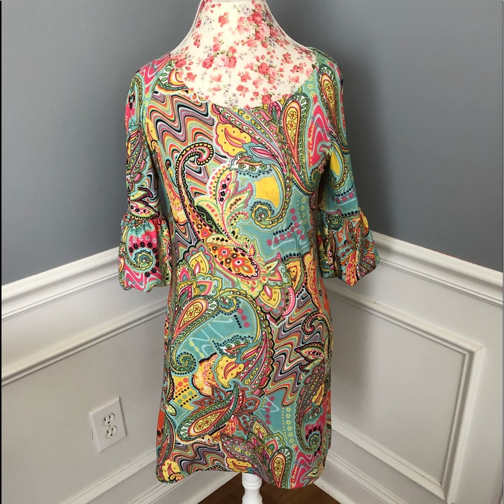 Isle Dress 3/4 Sleeve Fall Dress